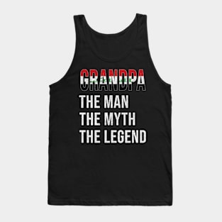 Grand Father Iraqi Grandpa The Man The Myth The Legend - Gift for Iraqi Dad With Roots From  Iraq Tank Top